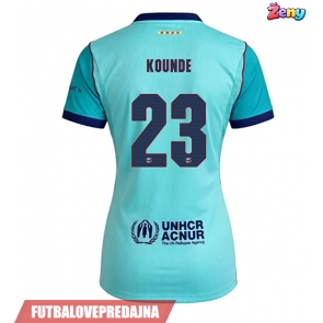 Lacne Ženy Futbalové dres Barcelona Jules Kounde #23 2026-27 Krátky Rukáv - Tretina